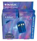 Toreka Altrincham Doctor Who collector booster display box with colorful character art and sealed packaging