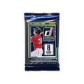 2025 Donruss baseball hobby pack box with colorful player artwork and sealed packaging