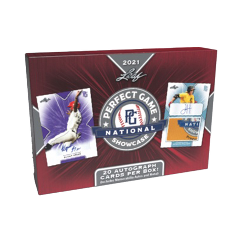 2021 Leaf Perfect Game National Showcase Hobby Box