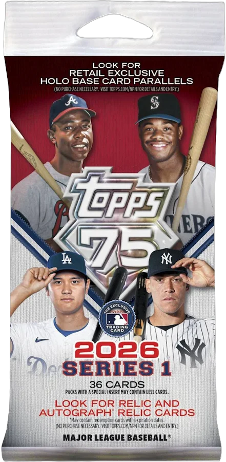2026 Topps Series 1 Baseball Jumbo Value Pack