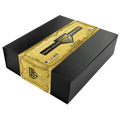 Hobby box of premium 2025 Gilded Collection baseball cards with ornate gold-accented packaging